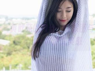 爱蜜社 – 黄歆苑的肉丝，让原图与图册都散发出一种朦胧美感